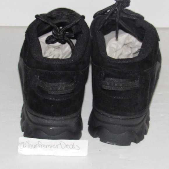 Nike Lahar Low Triple Black DB9953-001 Boots Mens Size 8.5 Womens Size 10 New - Picture 4 of 9